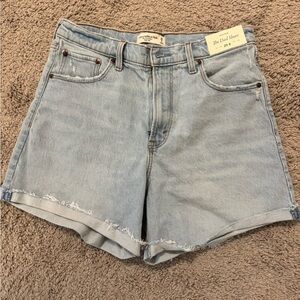 Abercrombie & Fitch Light Blue Jean Shorts